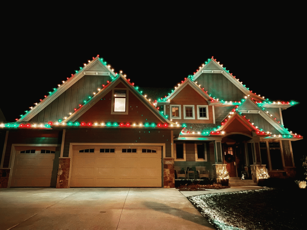 Holiday House Lighting Patriot Exterior